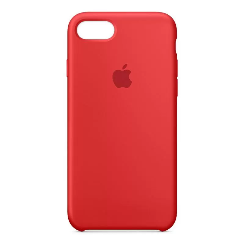 matshop.gr - ΘΗΚΗ IPHONE 8/7 MQGP2ZM/A SILICONE COVER (PROD) RED PACKING OR