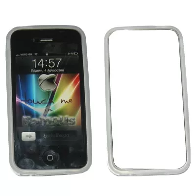 matshop.gr - VOLTE-TEL ΘΗΚΗ IPHONE 4G/4S BUMPER TPU ΔΙΑΦΑΝΗ