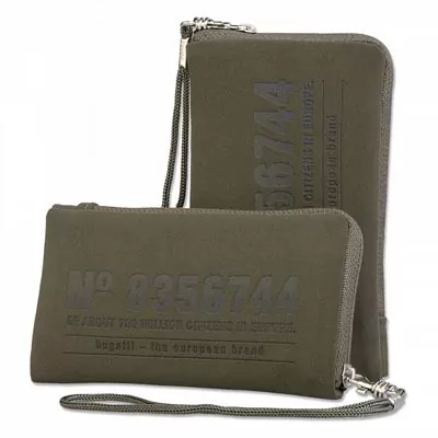 matshop.gr - BUGATTI ΘΗΚΗ ΠΟΥΓΚΙ SOFT CASE ST NEOPREN ZIPPER OLIVE M