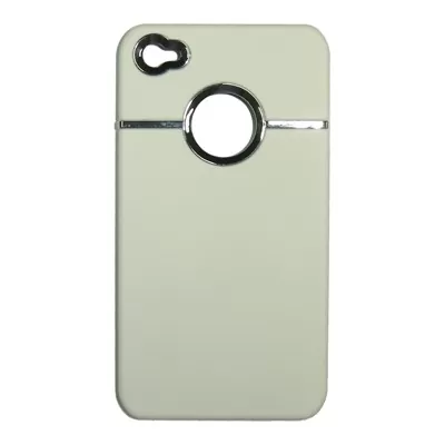 matshop.gr - VOLTE-TEL ΘΗΚΗ IPHONE 4G/4S FACEPLATE HARD V020 WHITE-SILVER