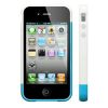 matshop.gr - VOLTE-TEL ΘΗΚΗ IPHONE 4G/4S BUMPER 2 PCS+SCREEN PROTECTOR WHITE-LIGHT BLUE