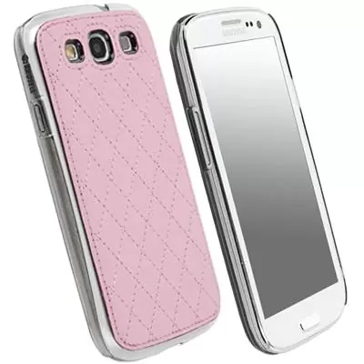 matshop.gr - KRUSELL ΘΗΚΗ SAMSUNG I9300 FACEPLATE LEATHER AVENYN UC PINK
