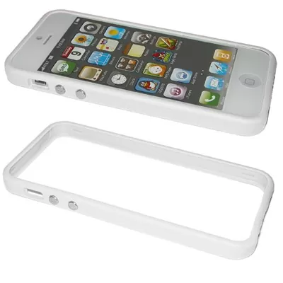 matshop.gr - VOLTE-TEL ΘΗΚΗ IPHONE SE/5S/5 BUMPER METAL BUTTON WHITE