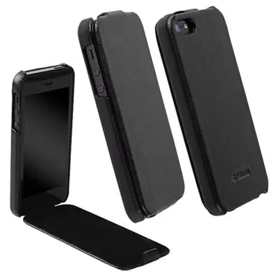 matshop.gr - KRUSELL ΘΗΚΗ IPHONE SE/5S/5 LEATHER SLIMCOVER BLACK