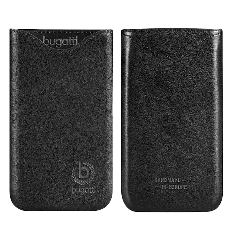 matshop.gr - BUGATTI ΘΗΚΗ ΠΟΥΓΚΙ SAMSUNG S4 I9505 SLIM FIT LEATHER BLACK XL