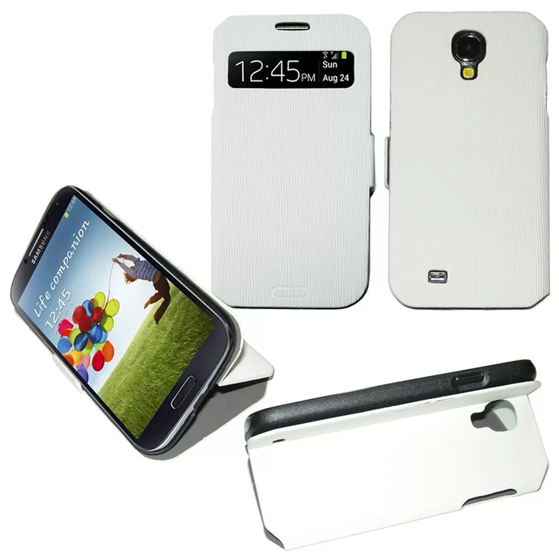 matshop.gr - VOLTE-TEL ΘΗΚΗ SAMSUNG S4 I9505 S VIEW BOOK-STAND WHITE