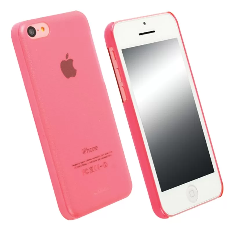 matshop.gr - KRUSELL ΘΗΚΗ IPHONE 5C FACEPLATE FROSTCOVER TRANSPARENT PINK