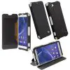 matshop.gr - KRUSELL ΘΗΚΗ SONY XPERIA Z3 COMPACT LEATHER MALMO FLIPCOVER STAND BLACK
