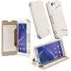 matshop.gr - KRUSELL ΘΗΚΗ SONY XPERIA Z3 COMPACT LEATHER MALMO FLIPCOVER STAND WHITE