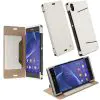 matshop.gr - KRUSELL ΘΗΚΗ SONY XPERIA Z3 LEATHER MALMO FLIPCOVER STAND WHITE