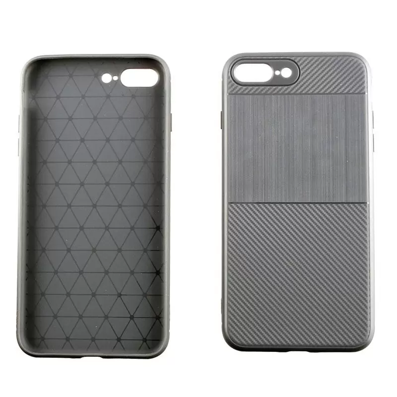 matshop.gr - IDOL 1991 ΘΗΚΗ IPHONE 8 PLUS/7 PLUS 5.5" CARBON TPU GREY