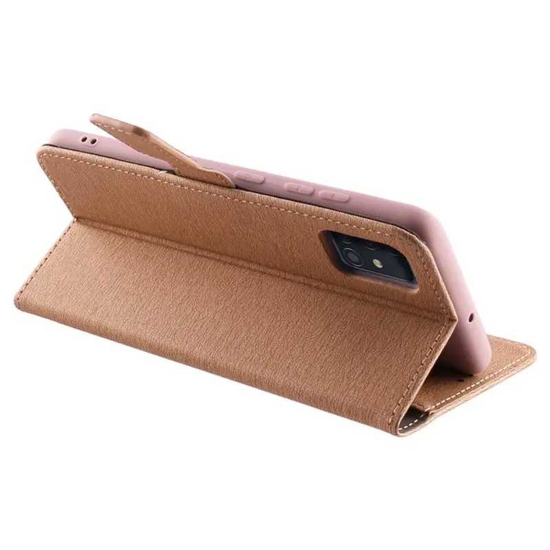 matshop.gr - VOLTE-TEL ΘΗΚΗ SAMSUNG A51 A515 6.5" ALLURE MAGNET BOOK STAND CLIP GOLD