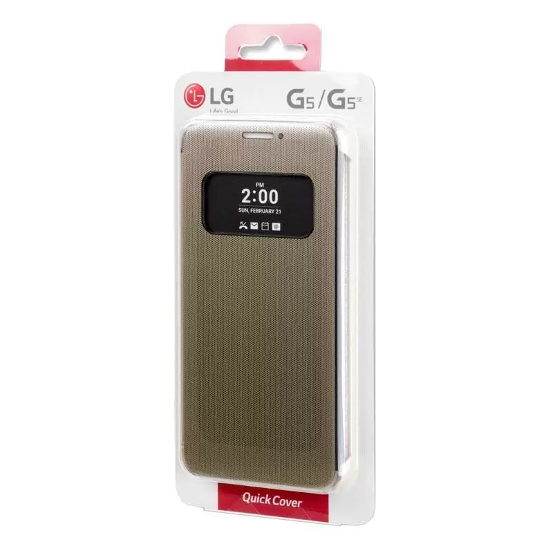 matshop.gr - ΘΗΚΗ LG G5 H850 CFV-160 QUICK COVER GOLD PACKING OR