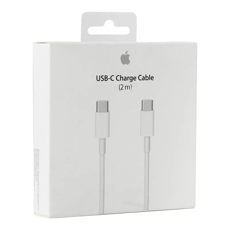 matshop.gr - APPLE USB-C TYPE C TO TYPE C MJWT2AM/A A1646 USB ΦΟΡΤΙΣΗΣ-DATA 2m WHITE PACKING OR