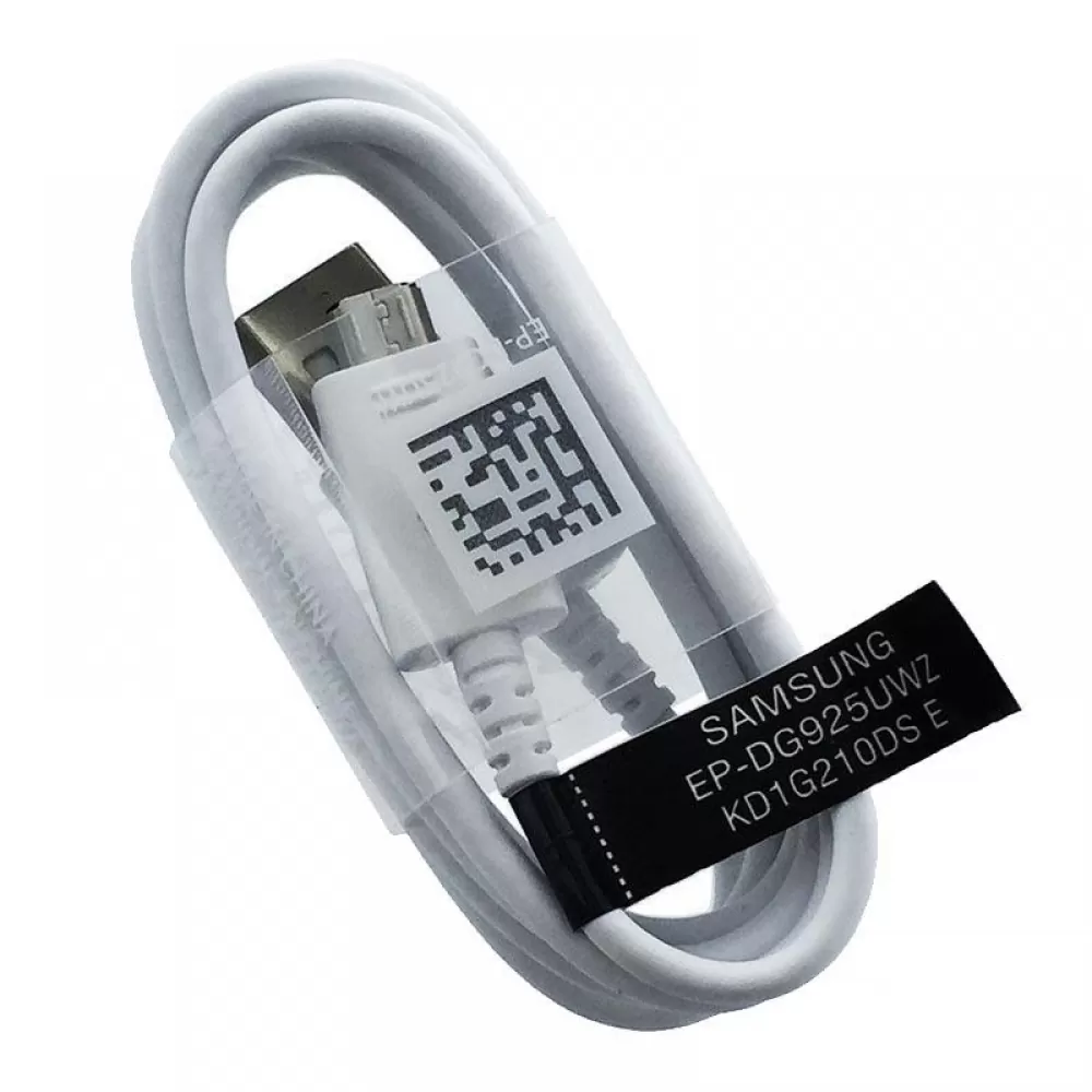 matshop.gr - SAMSUNG EP-DG925U GALAXY S6 G920 USB ΦΟΡΤΙΣΤΗΣ-DATA WHITE BULK OR