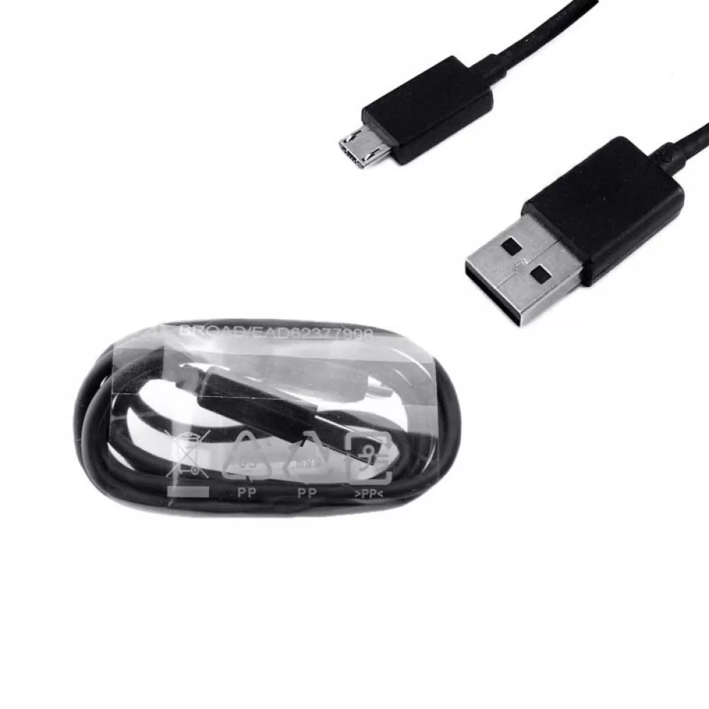 matshop.gr - LG EAD62377908 MICRO USB ΦΟΡΤΙΣΗ-DATA 2.5A 1.0m BLACK BULK OR