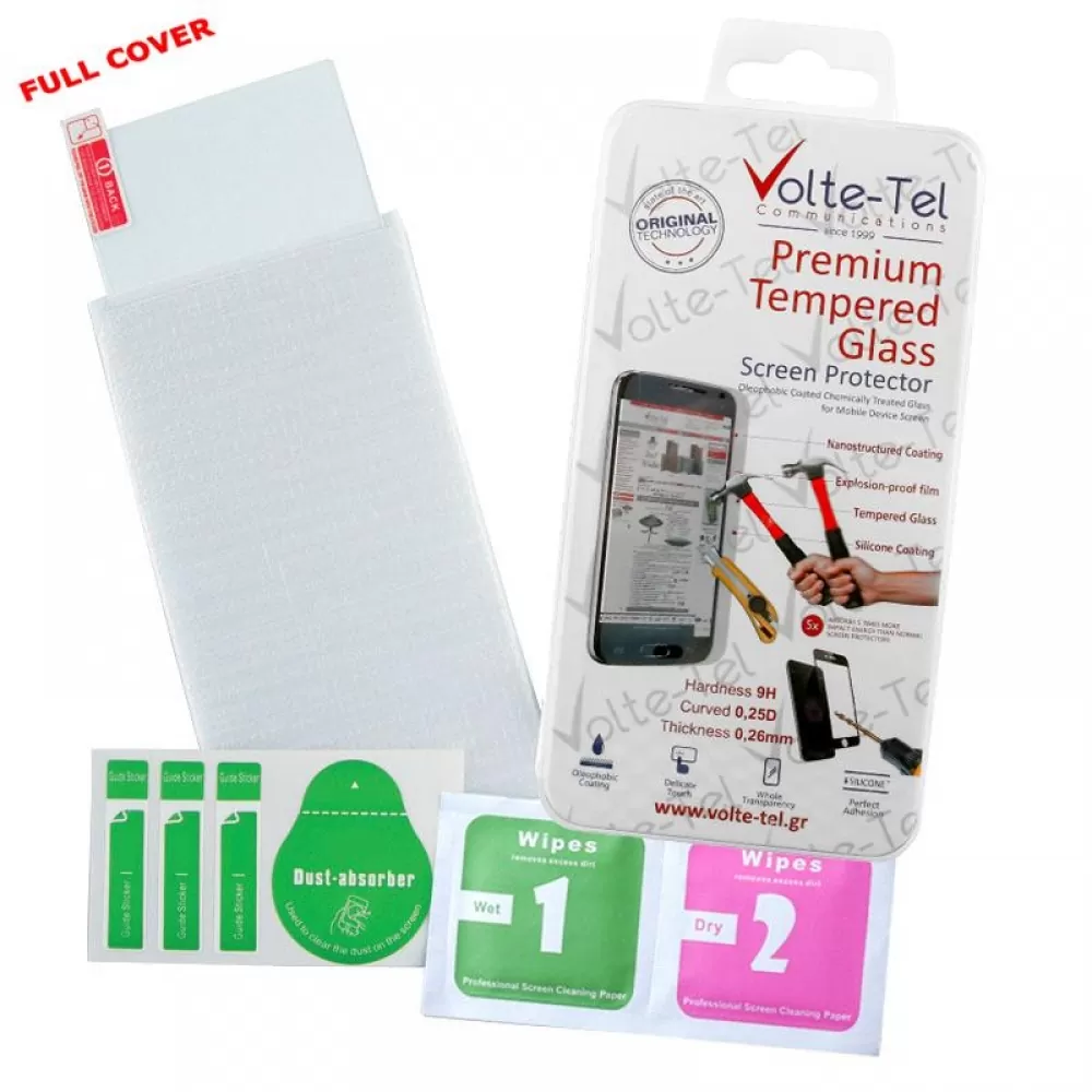 matshop.gr - VOLTE-TEL TEMPERED GLASS HONOR 5X 5.5" 9H 0.26mm 2.5D FULL GLUE FULL COVER