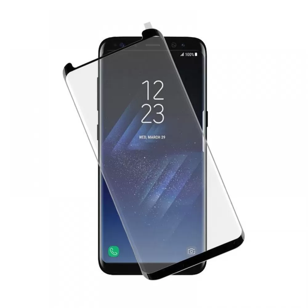 matshop.gr - IDOL 1991 TEMPERED GLASS SAMSUNG S8 G950 9H 0.30mm 3D SEMI CURVED BLACK