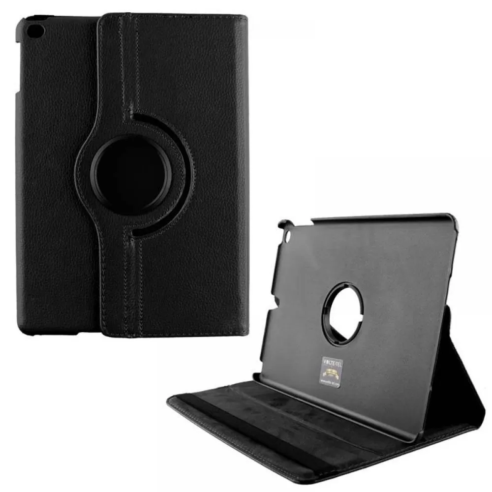 matshop.gr - VOLTE-TEL ΘΗΚΗ IPAD 9.7" 2017/IPAD 9.7" 2018 LEATHER BOOK ROTATING STAND BLACK