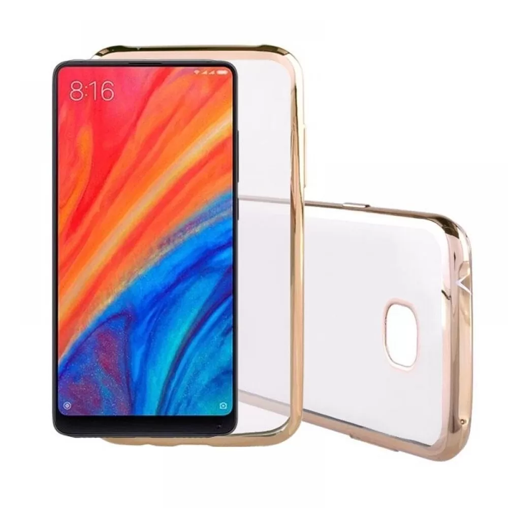 matshop.gr - VOLTE-TEL ΘΗΚΗ XIAOMI MI MIX 2S 5.99" FACEPLATE ELECTROPLATING GOLD