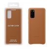 matshop.gr - ΘΗΚΗ SAMSUNG S20 G980 LEATHER COVER EF-VG980LAEGEU BROWN PACKING OR