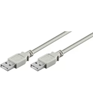 matshop.gr - ΚΑΛΩΔΙΟ Η/Υ USB (A-MALE)->USB(A-MALE)USB 2.0 1.8m GREY HiSpeed