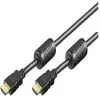 matshop.gr - HDMI CABLE 19 PIN 5.0m (HDMI 1.3) BLACK GOLD PLATED CONTACTS