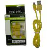 matshop.gr - VOLTE-TEL LIGHTNING USB ΦΟΡΤΙΣΗΣ-DATA 1m VCD01 YELLOW