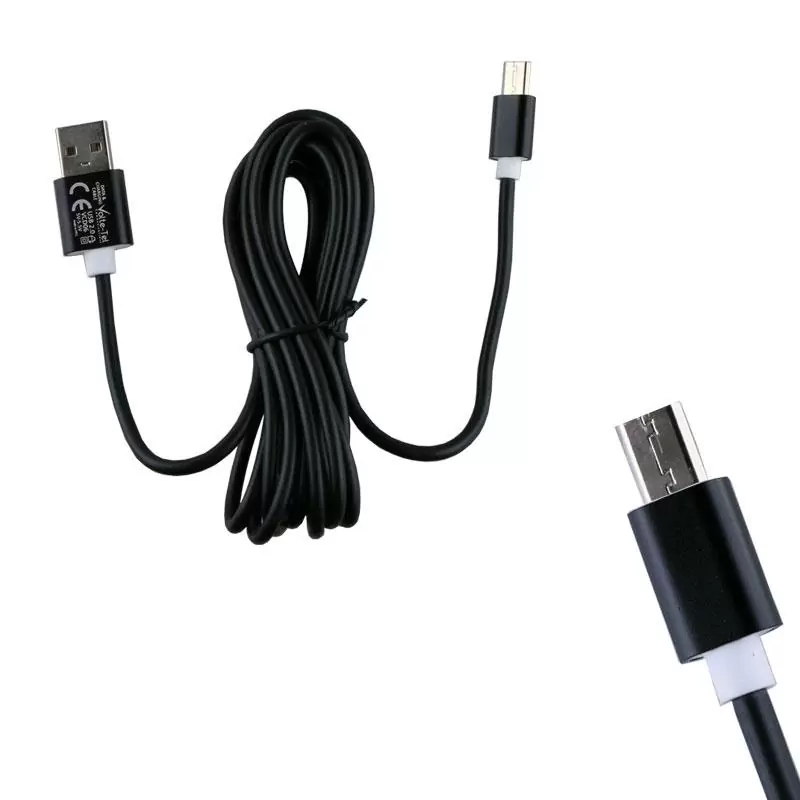 matshop.gr - MICRO USB DEVICES LONG USB 2.5A ALUMINIUM ΦΟΡΤΙΣΗΣ-DATA 2m VCD06 BLACK VOLTE-TEL