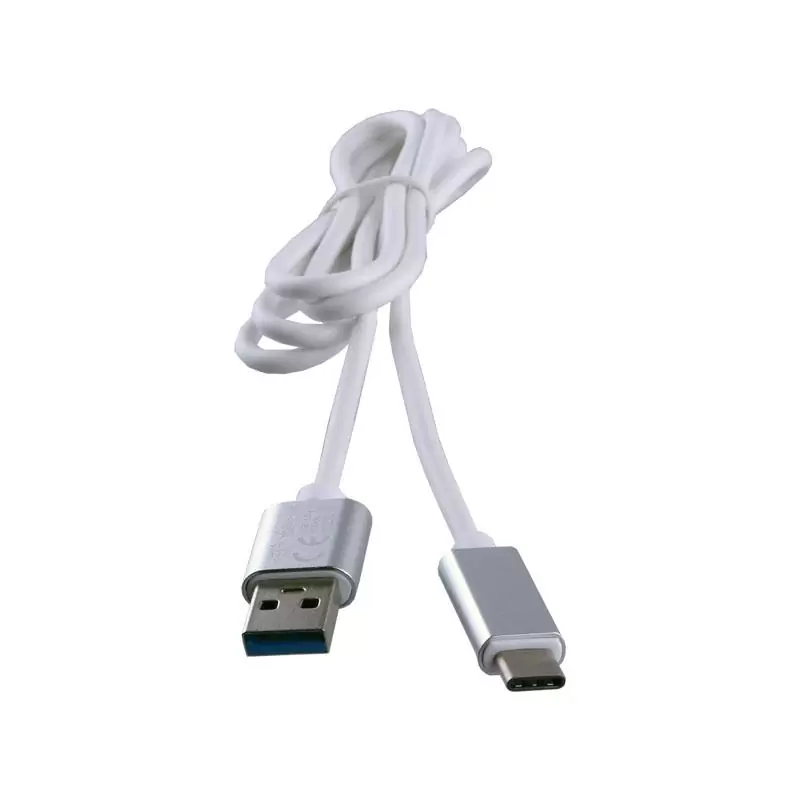matshop.gr - VOLTE-TEL TYPE C->USB 3.0 ALUMINIUM 3.5A ΦΟΡΤΙΣΗΣ-DATA 1.2m VCD06 WHITE