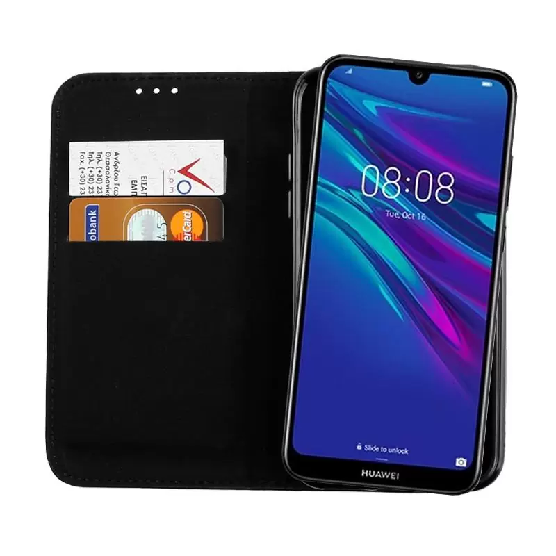 matshop.gr - VOLTE-TEL ΘΗΚΗ HUAWEI Y6 PRO 2019/Y6 2019 6.09" POCKET MAGNET BOOK STAND BLACK