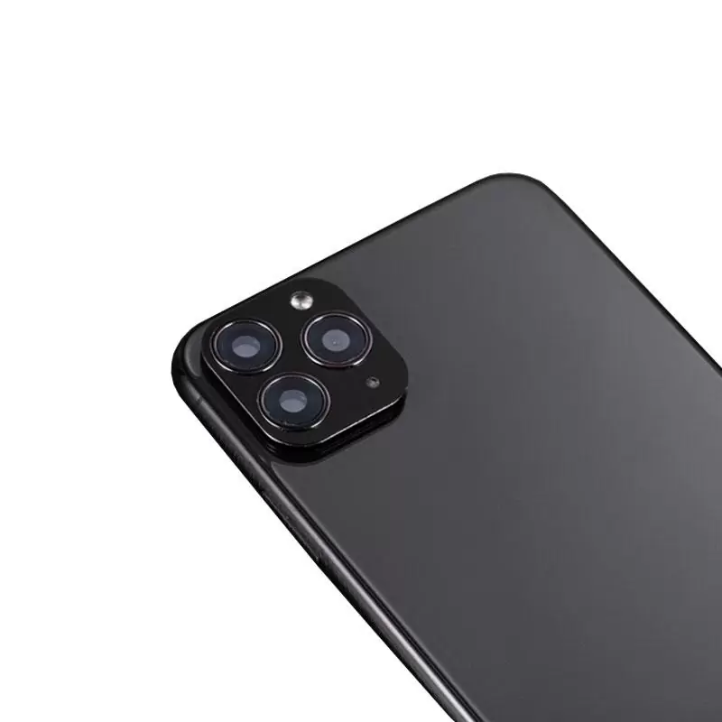 matshop.gr - VOLTE-TEL CAMERA GLASS COVER IPHONE X/XS/XS MAX CONVERT TO IPHONE 11 PRO/11 PRO MAX 9H 0.30MM ΑLUMINIUM WITH FRAME BLACK