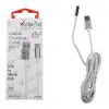 matshop.gr - MICRO USB DEVICES LONG USB 2.5A ALUMINIUM ΦΟΡΤΙΣΗΣ-DATA 2m VCD06 WHITE VOLTE-TEL