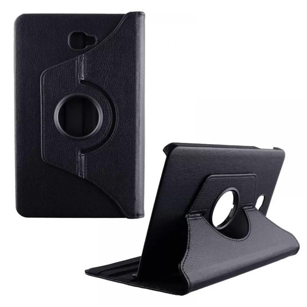 matshop.gr - VOLTE-TEL ΘΗΚΗ SAMSUNG TAB A T580 10.1" LEATHER BOOK ROTATING STAND BLACK