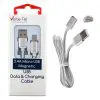 matshop.gr - VOLTE-TEL MICRO USB ΦΟΡΤΙΣΗΣ-DATA MAGNETIC BRAIDED VCD08 2.4A 1m SILVER