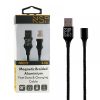 matshop.gr - NSP USB ΦΟΡΤΙΣΗΣ-DATA MAGNETIC BRAIDED NSC01 3.5A QC 2.0 1m BLACK