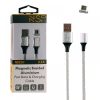 matshop.gr - NSP MICRO USB ΦΟΡΤΙΣΗΣ-DATA MAGNETIC BRAIDED NSC01 3.5A QC 2.0 1m SILVER