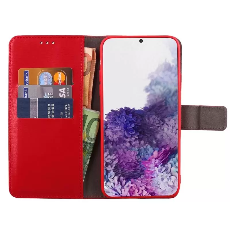 matshop.gr - VOLTE-TEL ΘΗΚΗ SAMSUNG S20 PLUS G985 6.7" ALLURE MAGNET BOOK STAND CLIP RED