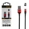 matshop.gr - NSP LIGHTNING USB ΦΟΡΤΙΣΗΣ-DATA MAGNETIC BRAIDED NSC02 4.0A QC 3.0 1.2m RED