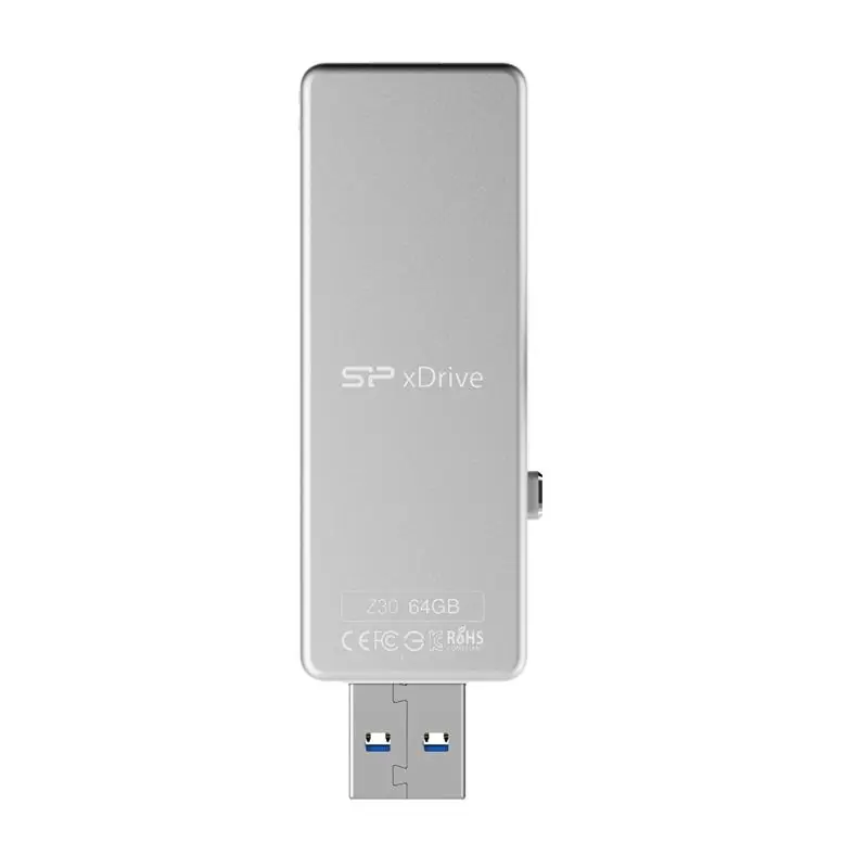 matshop.gr - SILICON POWER USB X DRIVE APPLE 64GB USB 3.0+OTG Z30 SP064GBLU3Z30V1W