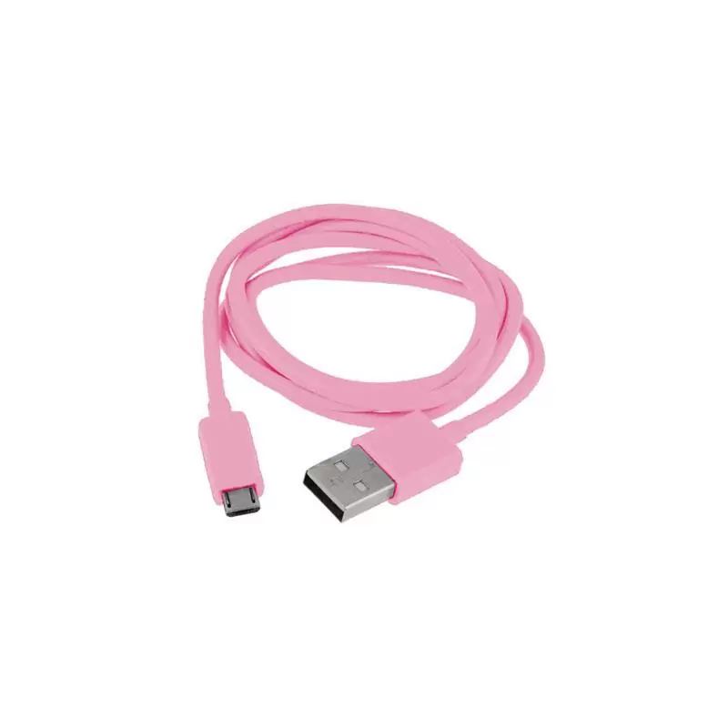 matshop.gr - VOLTE-TEL MICRO USB DEVICES USB ΦΟΡΤΙΣΗΣ-DATA 2.1A 1m VCD01 PINK