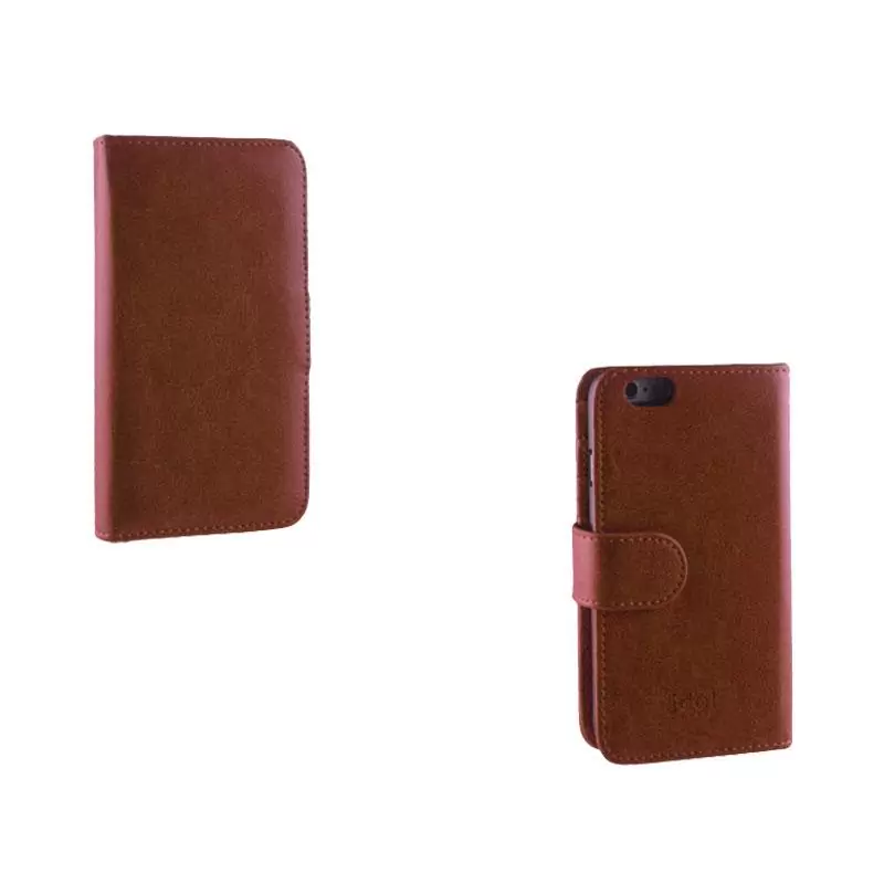 matshop.gr - IDOL 1991 ΘΗΚΗ IPHONE 6S/6 4.7" 2IN1 WALLET BOOK+COVER CAMEL