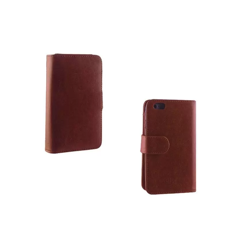 matshop.gr - IDOL 1991 ΘΗΚΗ IPHONE 6 4.7"2IN1 BUSINESS WALLET BOOK+COVER CAMEL