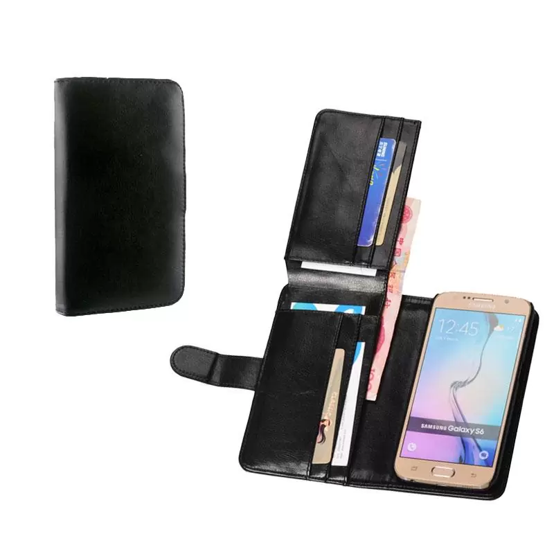 matshop.gr - IDOL 1991 ΘΗΚΗ SAMSUNG S6 2IN1 BUSINESS WALLET BOOK+COVER BLACK