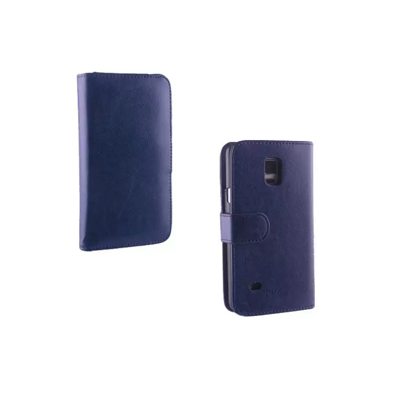 matshop.gr - IDOL 1991 ΘΗΚΗ SAMSUNG S6 2IN1 BUSINESS WALLET BOOK+COVER BLUE