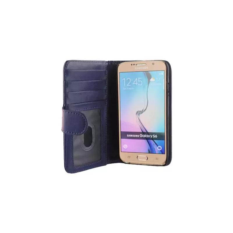 matshop.gr - IDOL 1991 ΘΗΚΗ SAMSUNG S6 G920 2IN1 WALLET BOOK+COVER BLUE