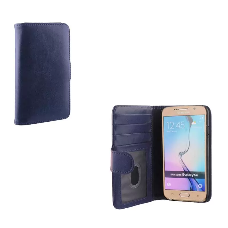 matshop.gr - IDOL 1991 ΘΗΚΗ SAMSUNG S6 G920 2IN1 WALLET BOOK+COVER BLUE