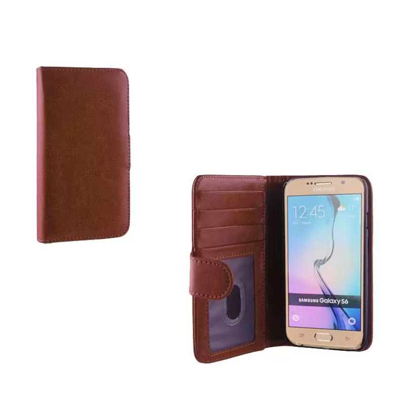 matshop.gr - IDOL 1991 ΘΗΚΗ SAMSUNG S6 G920 2IN1 WALLET BOOK+COVER CAMEL