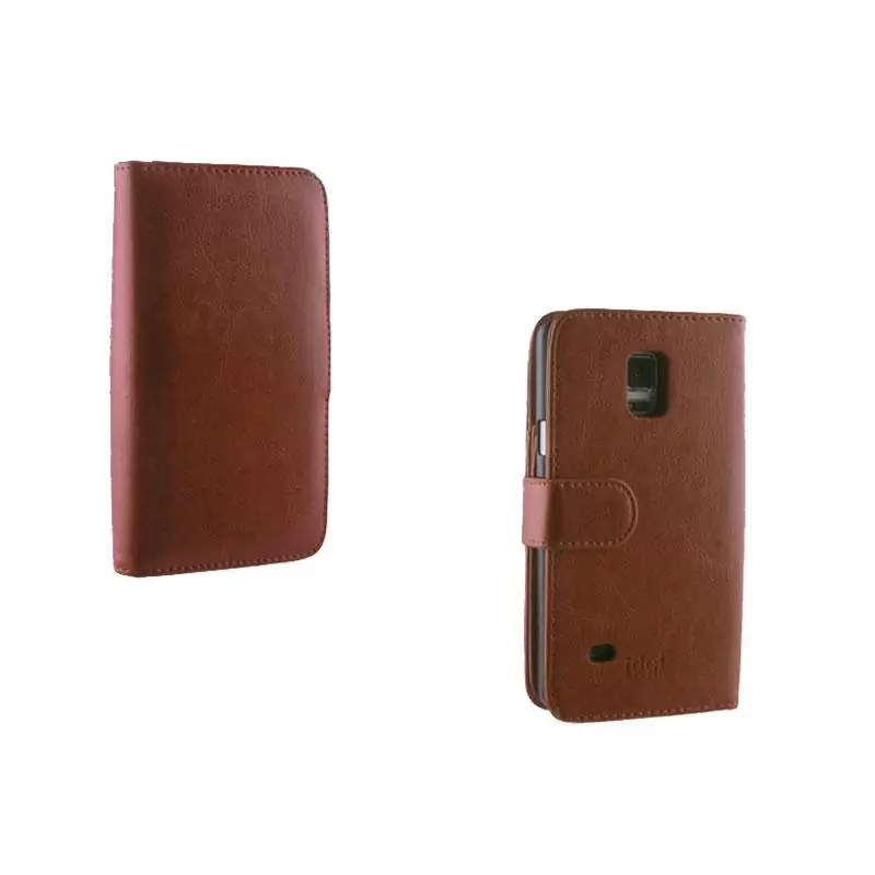 matshop.gr - IDOL 1991 ΘΗΚΗ SAMSUNG S6 G920 2IN1 WALLET BOOK+COVER CAMEL