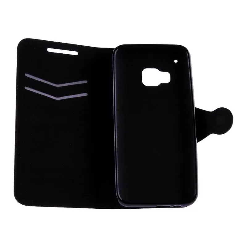 matshop.gr - VOLTE-TEL ΘΗΚΗ HTC ONE M9 LINE LEATHER-TPU BOOK STAND BLACK